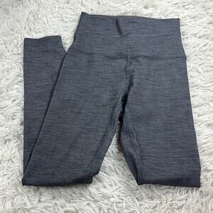 Lululemon Align Pant II 25" Mini Heathered Herringbone Heathered Black White / B